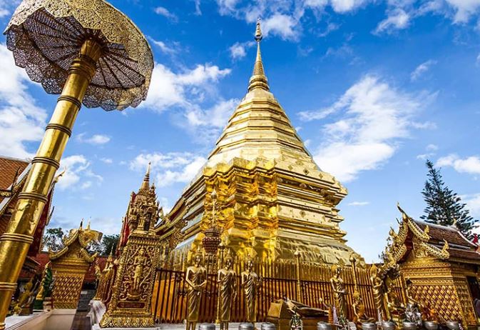 Wat Phrathat Doi Suthep(Chiang Mai) - Thái Lan