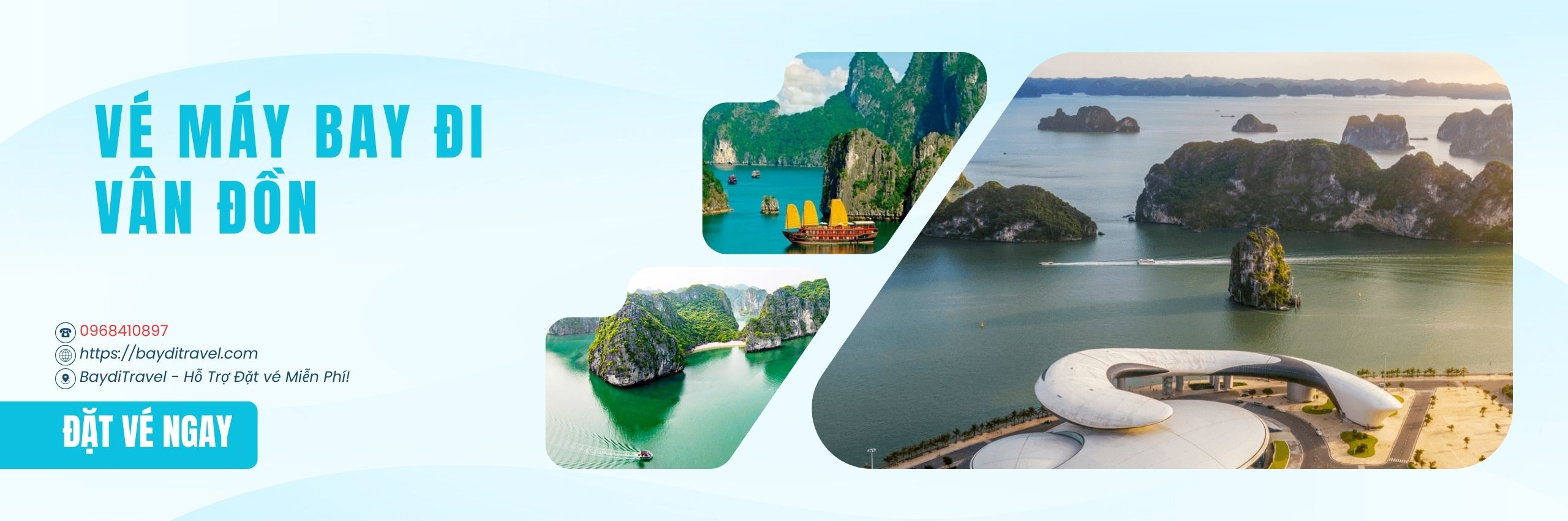 Đặt vé máy bay đi vân đồn quảng ninh